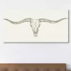 Western Skull Mount III Giclee Art Print