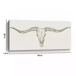 Western Skull Mount III Giclee Art Print