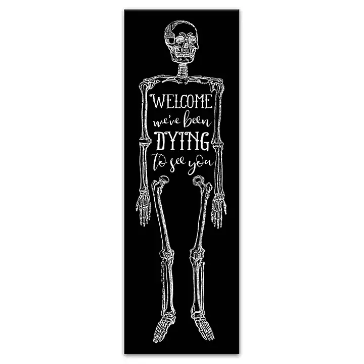 We've Been Dying To See You Halloween Wall Plaque