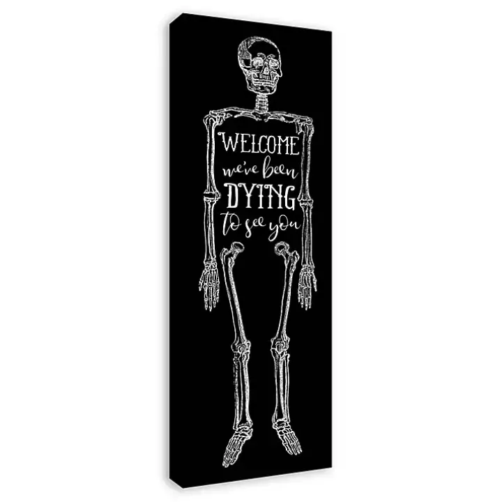 We've Been Dying To See You Halloween Wall Plaque