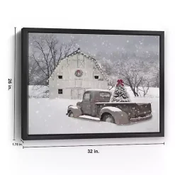 Whisper of Christmas Framed Canvas Art Print