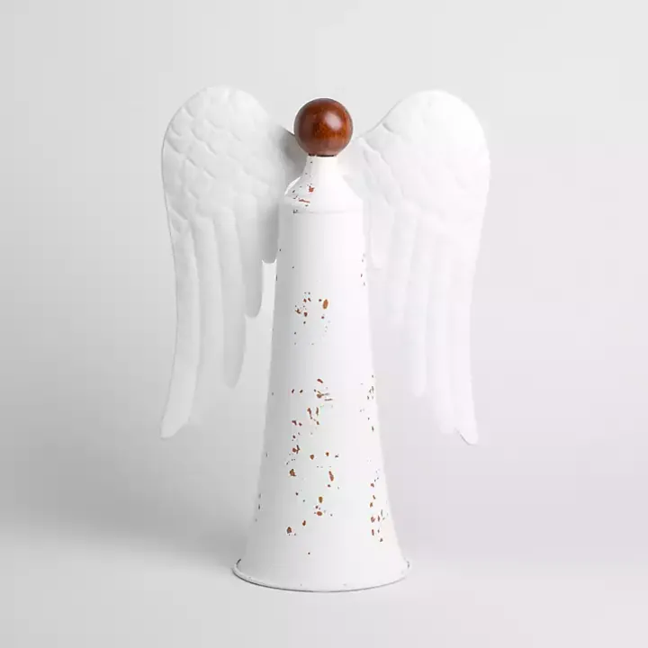 White Angel Christmas Tree Topper