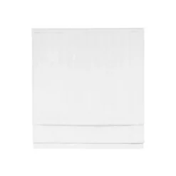 White Basketweave Cordless Roman Shade, 33 in.