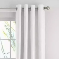 White Blackout Curtains, 84 in.