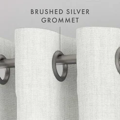 White Blackout Curtains, 84 in.