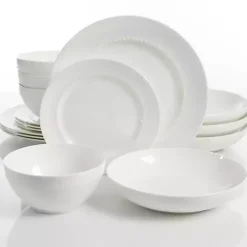 White Bone China 16-pc. Dinnerware Set