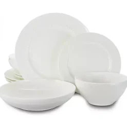 White Bone China 16-pc. Dinnerware Set
