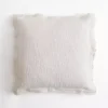 White Coco Flange Pillow