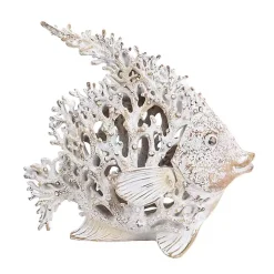 White Coral Angelfish Figurine