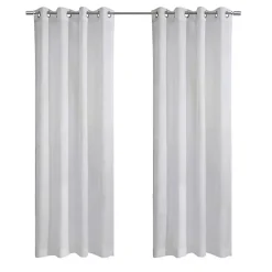 White Diamond Sheer Curtain Panel, 108 in.