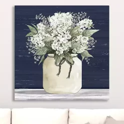 White Flowers II Giclee Canvas Print, 30x30 in.