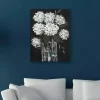 White Hydrangea Giclee Canvas Art Print