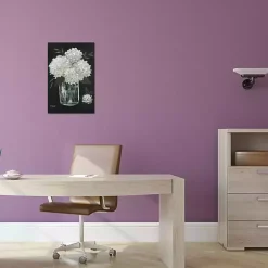 White Hydrangeas Canvas Art Print