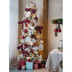 White Iron Bell Christmas Ornament