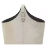 White Leather Textured Magazine Rack