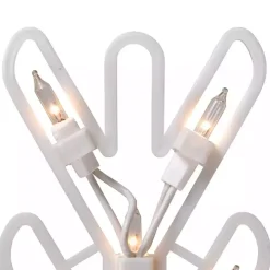 White LED Snowflake Window Silhouette, 15 in.