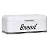 White Metal Bread Box