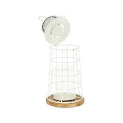 White Metal Lighthouse Lantern, 15 in.