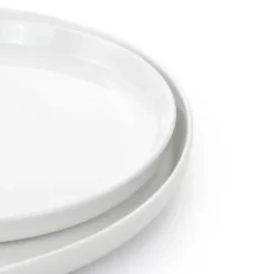 White Modern Ceramic 16-pc. Dinnerware Set