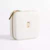 White Monogram D Travel Jewelry Box
