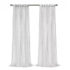 White Paloma Curtain Panel, 95 in.