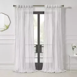 White Paloma Curtain Panel, 84 in.