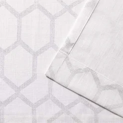 White Paton Curtain Panel Set, 108 in.