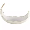 White Resin Feather Bowl