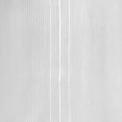 White Stripe Sheer Curtain Panel Set, 96 in.