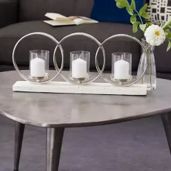 White Terrazzo Candle Holder Runner