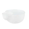 White Two Gether Porcelain Chip & Dip Bowl