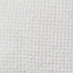 White Waffle Knit Chenille Throw Pillows, Set of 2