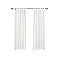 White Weathermate Blackout Curtain Panel, 95 in.