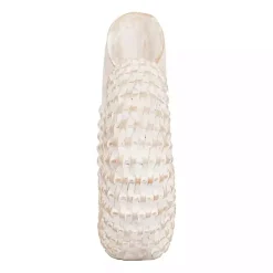 White Woven Seashell Statue