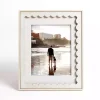 Whitewashed Scalloped Picture Frame