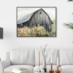 Wildflower Barn Framed Canvas Art Print, 40x30 in.
