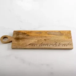 Wine, Cheese, and Friends Serving Board