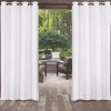 Winter White Biscayne Curtain Panel Set, 96 in.