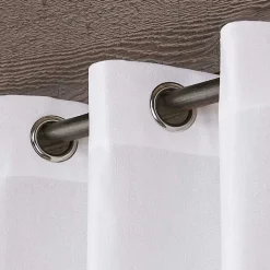 Winter White Biscayne Curtain Panel Set, 96 in.