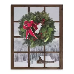 Winter Window Canvas Art Print