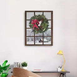Winter Window Canvas Art Print