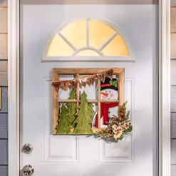 Winter Wonderland Window Frame Wall Plaque