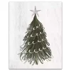 Wispy Christmas Tree Canvas Art Print