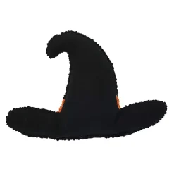 Witch Hat Shaped Halloween Throw Pillow