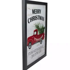 Wonderful Christmas Tree Truck Christmas Wall Art