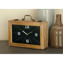 Wooden Novelty Briefcase Clock