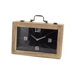 Wooden Novelty Briefcase Clock