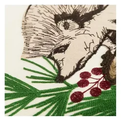 Woodland Holiday Hedgehog Pillow