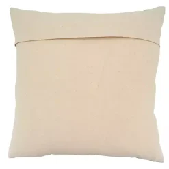 Woven Black and White Chevron Throw Pillow