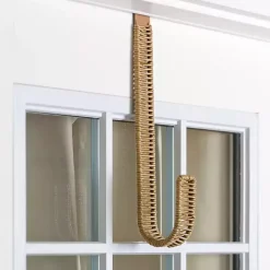 Woven Rattan Wreath Hanger